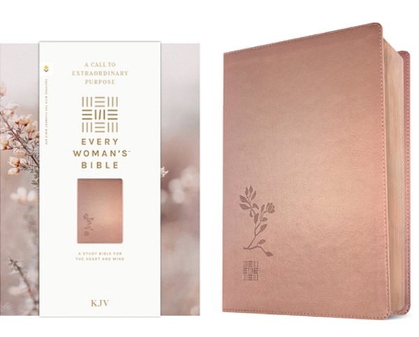 Kjv Every Woman's Bible, Filament Enabled (Leatherlike, Rose Gold, Red Letter)-..