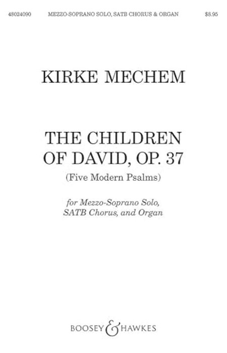 Children Of David (Five Modern Psalms): Satb And Organ-..