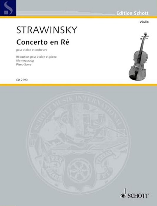Concerto In D (1931): Violin And Piano-..
