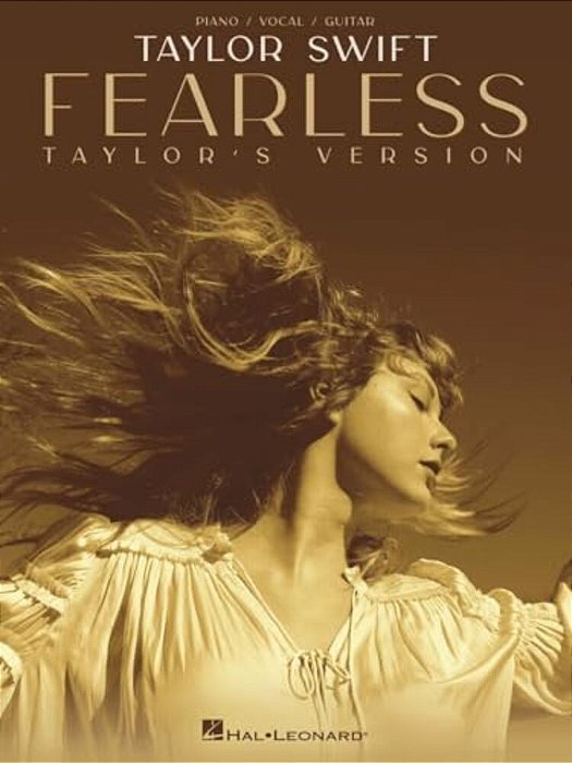 Taylor Swift - Fearless (Taylor's Version) Piano/Vocal/guitar Songbook - Taylor Swift Sheet Music Bo-..
