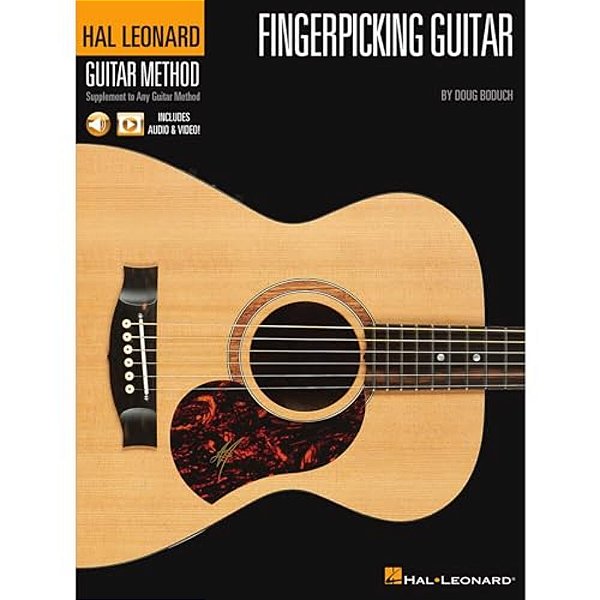 Hal Leonard Fingerpicking Guitar Method By Doug Boduch With Audio & Video-..