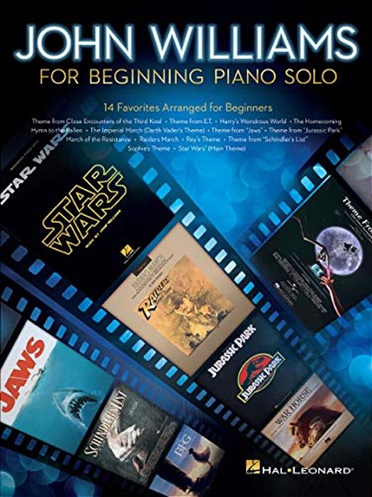 John Williams For Beginning Piano Solo - John Williams Book With Simplified Sheet Music For Piano-..