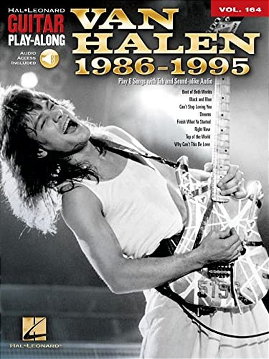 Van Halen 1986-1995: Guitar Play-Along Volume 164 (Book/Online Audio) [With CD (Audio)]-..