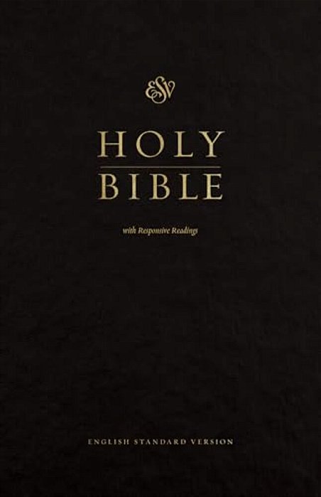 Esv Pew Bible With Responsive Readings (Hardcover, Black)-..