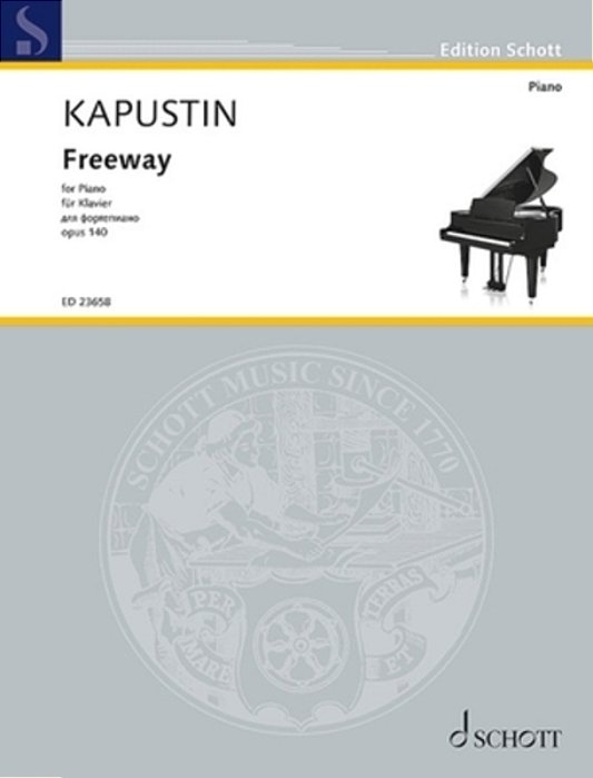 Kapustin: Freeway Op. 140 For Piano Solo-..