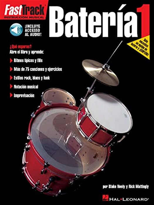 Fasttrack Drums - Book 1 - Spanish Edition Book/Online Audio-..