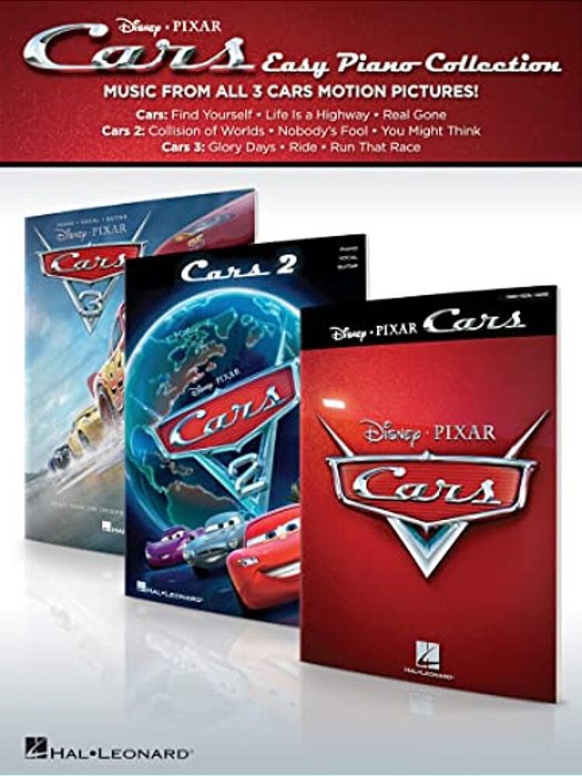 Cars - Easy Piano Collection: Music From All 3 Disney Pixar Motion Pictures-..