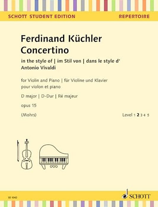 Concertino In D Minor, Op. 15 For Violin And Piano-..