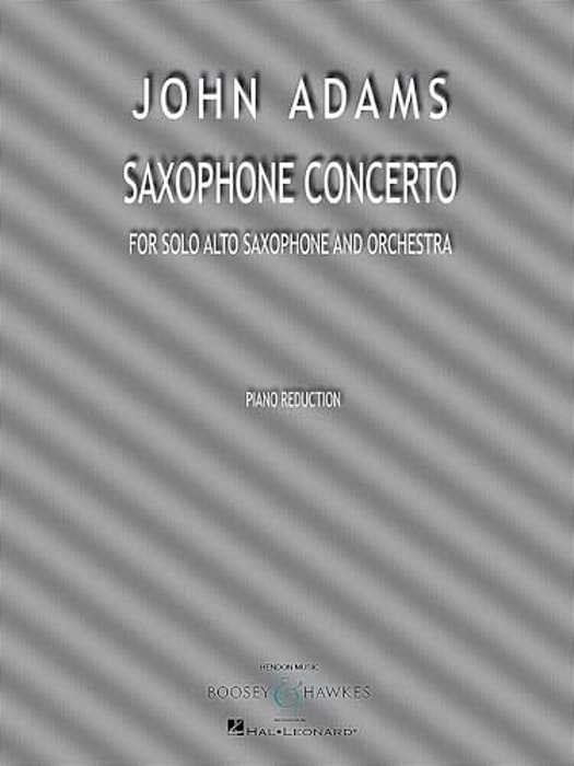Saxophone Concerto: For Solo Alto Saxophone And Piano Reduction-..