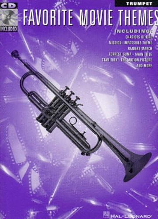 Favorite Movie Themes For Trumpet Book/Online Audio-..