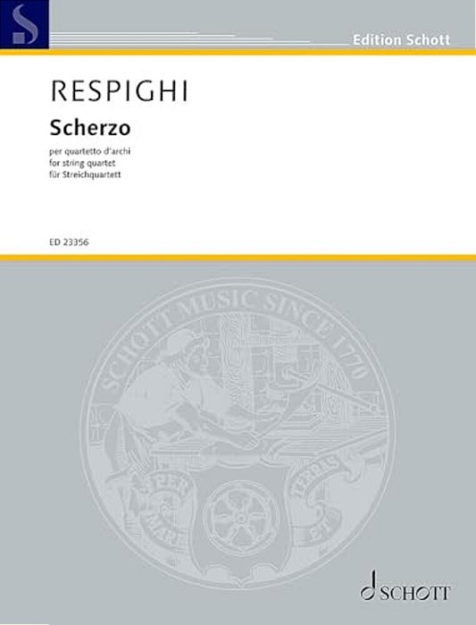 Scherzo In E Minor (P191): For String Quartet-..