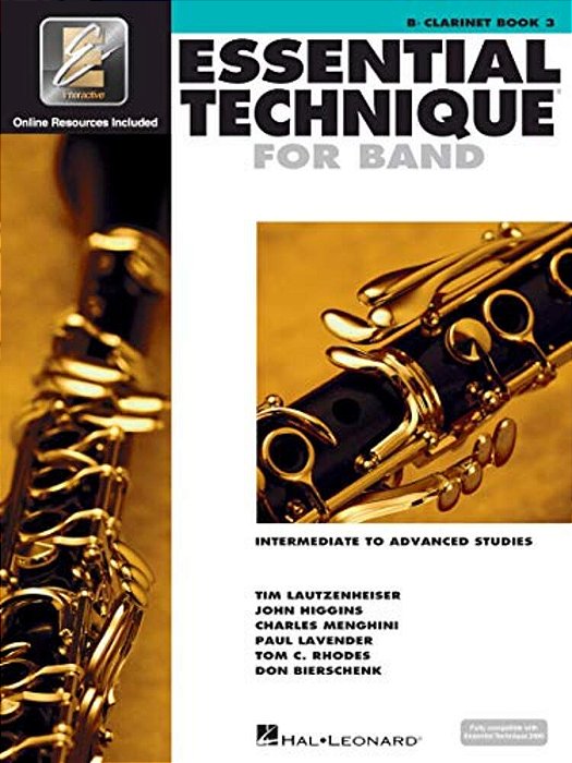 Essential Technique For Band With Eei - Intermediate To Advanced Studies: Bb Clarinet (Book/Online Media)-..
