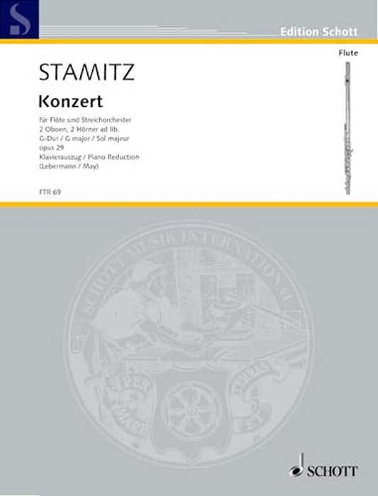 Flute Concerto In G Major, Op. 29: Flute And Piano-..