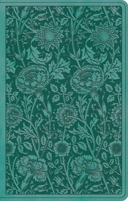 Esv Premium Gift Bible (Trutone, Teal, Floral Design)-..