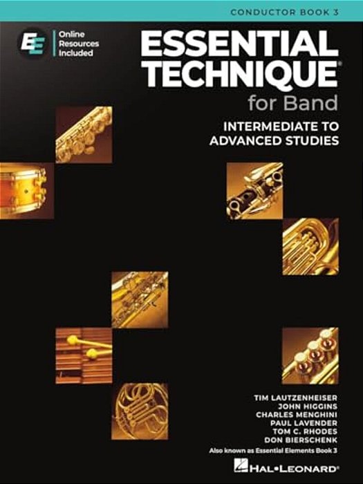 Essential Technique For Band - Conductor Score Book 3 With Online Resources: Intermediate To Advanced Studies-..