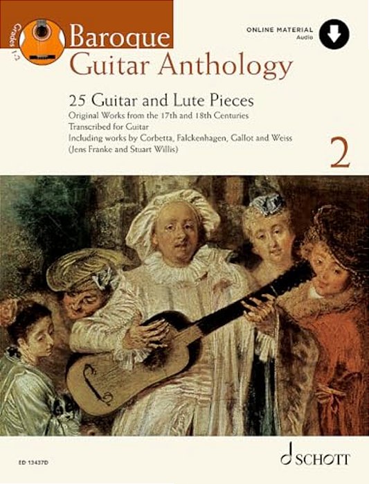 Baroque Guitar Anthology, Vol. 2: 25 Guitar And Lute Pieces With A CD Of Performances-..