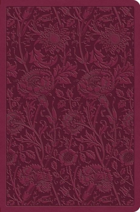 Esv Value Compact Bible (Trutone, Raspberry, Floral Design)-..