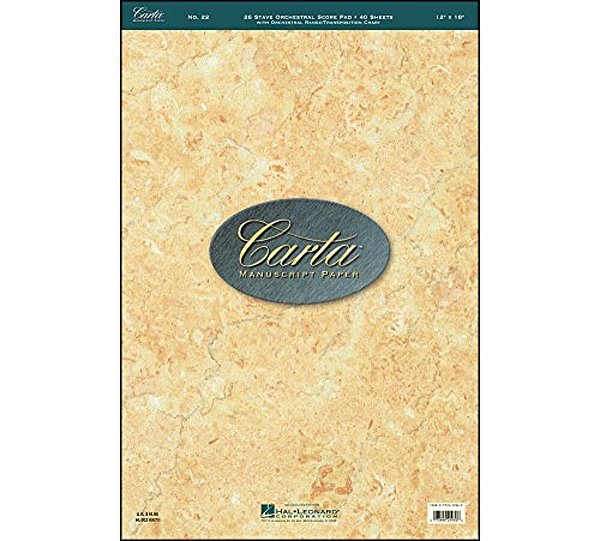 Carta Manuscript Paper No. 22 - Professional-..