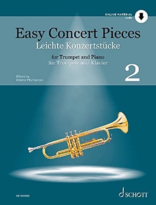 Easy Concert Pieces-Volume 2 Trumpet And Piano-..