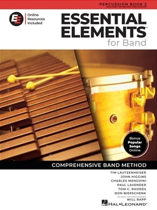 Essential Elements For Band - Percussion/Keyboard Percussion Book 2 With Eei-..
