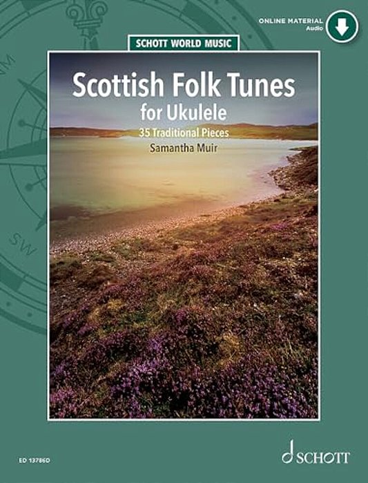 Scottish Folk Tunes For Ukulele: 35 Traditional Pieces - For Violin Book/Audio Online-..