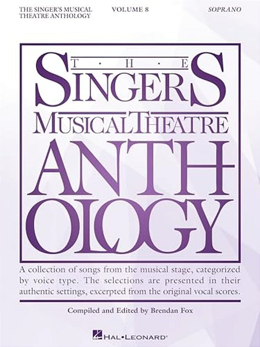 Singer's Musical Theatre Anthology - Volume 8: Soprano Book Vocal Collection Sheet Music With Piano Accompaniment Broadway Musical Songs From Waitress-..