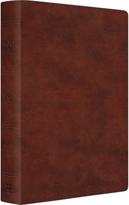 Esv Giant Print Personal Size Bible (Trutone, Chestnut)-..