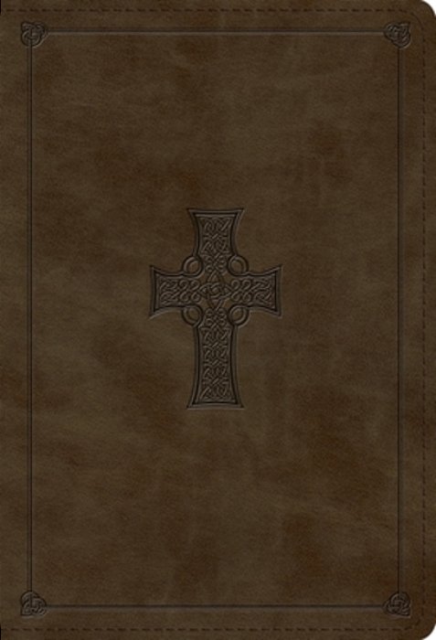 Esv Student Study Bible (Trutone, Olive, Celtic Cross Design)-..