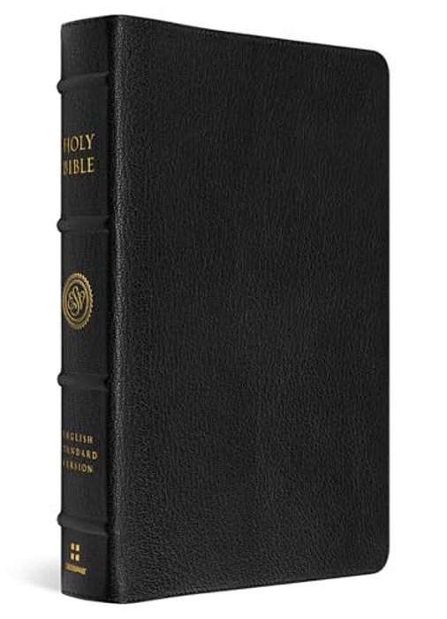 Esv Heirloom Bible, Alpha: Personal Size Edition (Goatskin, Black)-..
