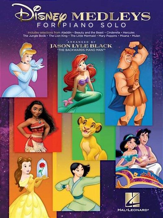 Disney Medleys For Piano Solo-..