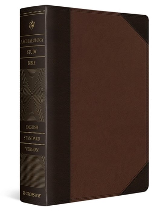 Esv Archaeology Study Bible (Trutone, Brown/Walnut, Portfolio Design)-..