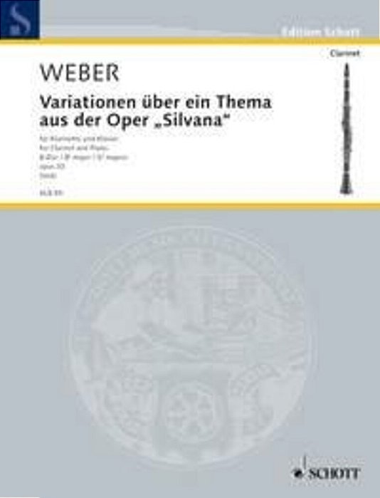 Variations On A Theme From The Opera Silvana: Clarinet And Piano-..