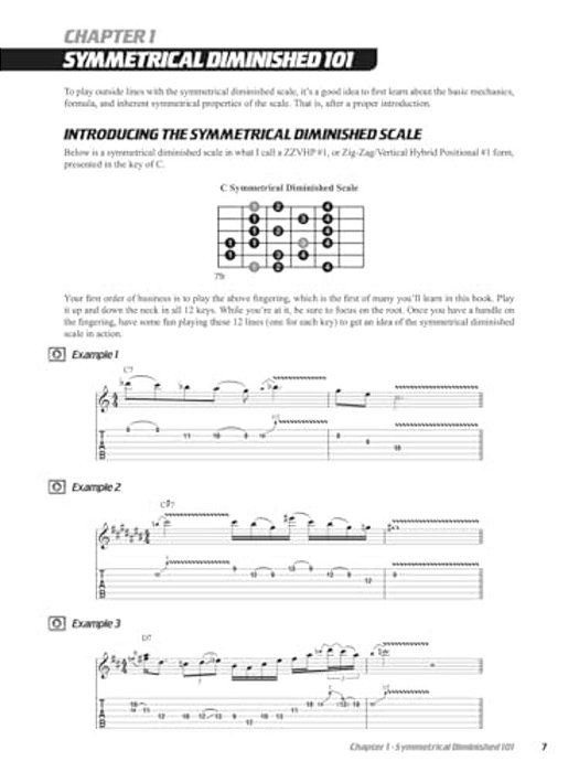 How To Play Outside Guitar Licks: Mastering The Symmetrical Diminished Scale-..
