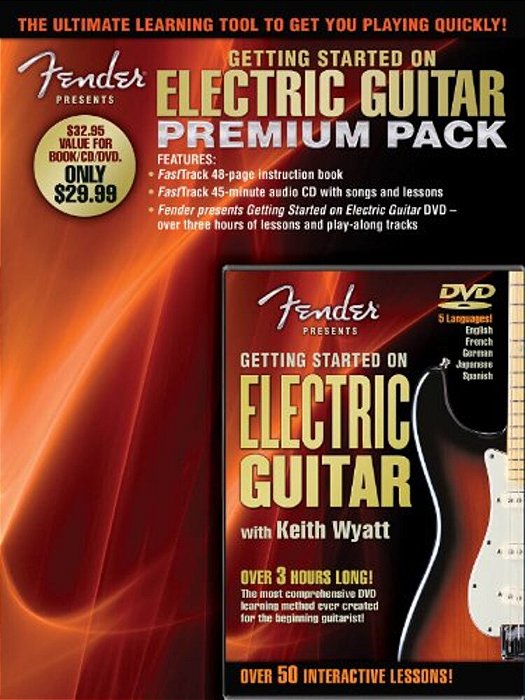Fender Presents Getting Started On Electric Guitar - Premium Pack [With Dvd]-..