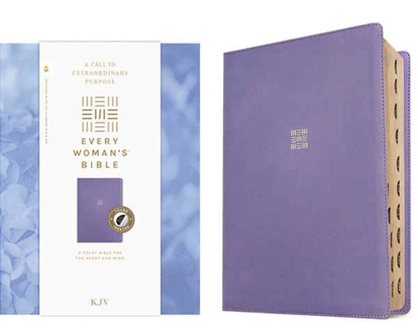 Kjv Every Woman's Bible, Filament Enabled (Leatherlike, Periwinkle Purple, Indexed, Red Letter)-..