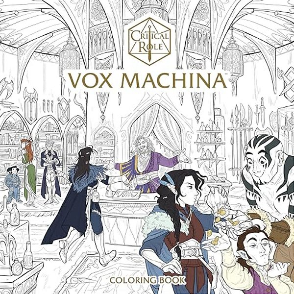 Critical Role: Vox Machina Coloring Book-..