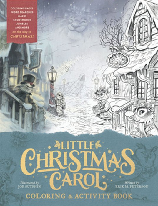Little Christmas Carol Coloring & Activity Book-..