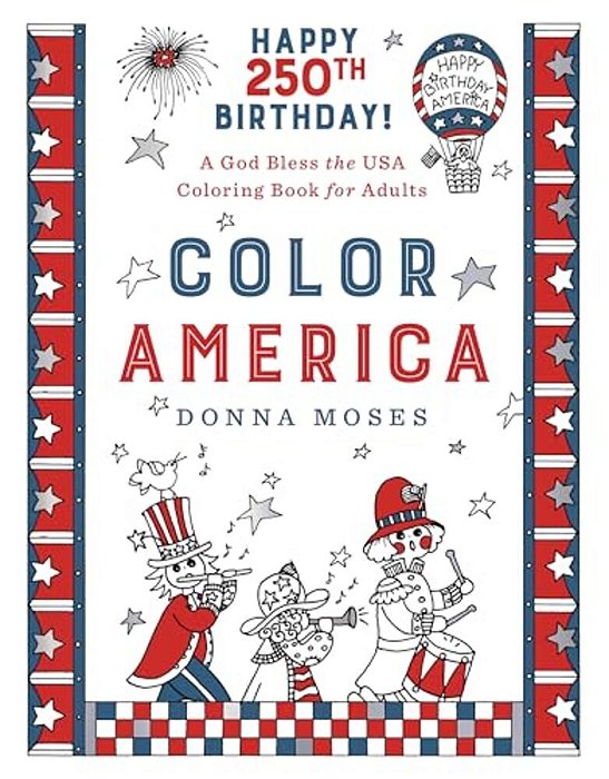 Color America: A God Bless The USA Coloring Book-..
