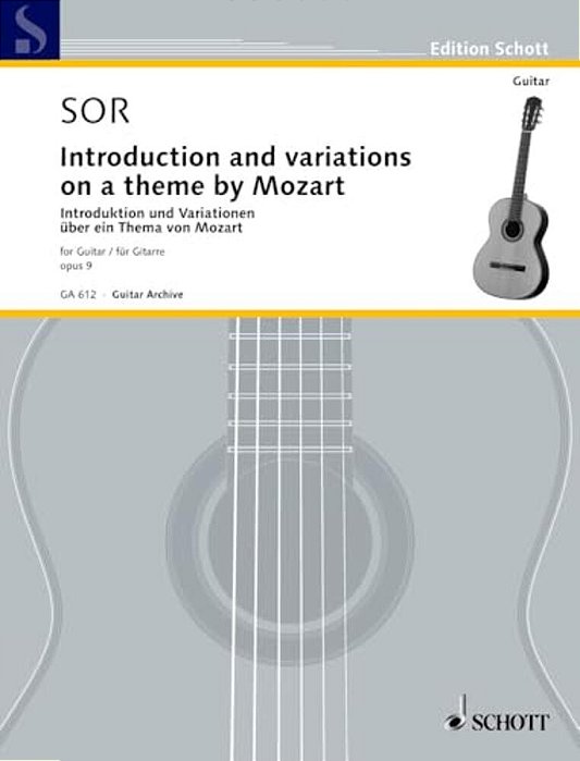 Introduction And Variations On A Theme Of Mozart, Op. 9: Guitar Solo-..