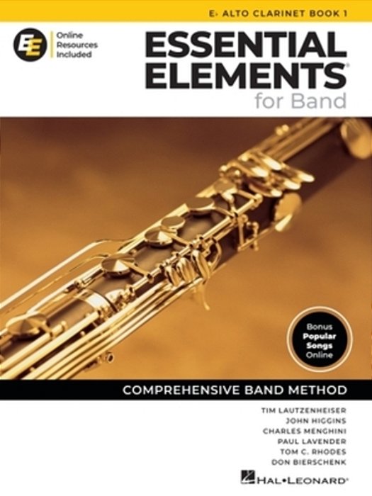 Essential Elements For Band Eb Alto Clarinet Book 1 With Eei Online Resources Alto Clarinet Method Songbook And Sheet Music For Students And Teachers-..