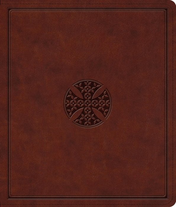 Esv Journaling Bible (Trutone, Brown, Mosaic Cross Design)-..