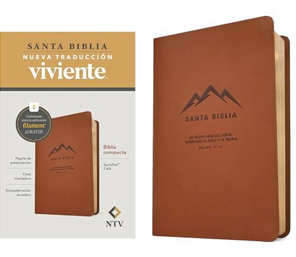 Biblia Compacta Ntv, Con Filament (Sentipiel, Café)-..