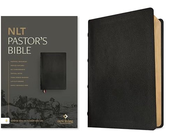 Nlt Pastor's Bible, Filament Enabled (Genuine Leather, Black, Red Letter)-..