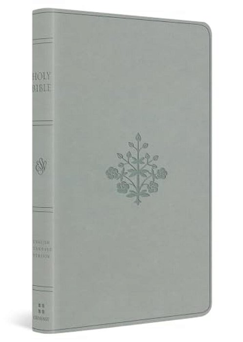 Esv Large Print Value Thinline Bible (Trutone, River Stone, Branch Design)-..