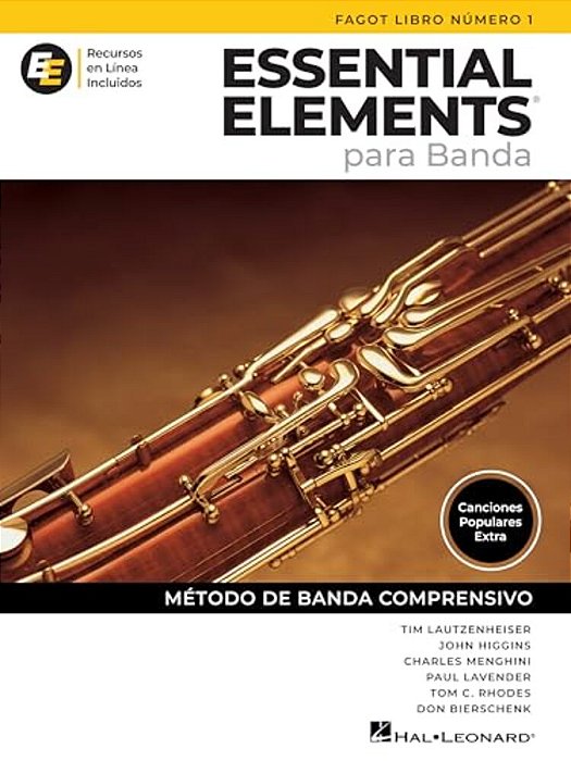 Essential Elements Para Banda - Fagot Libro Numero 1 - Recursos En Linea Incluidos-..