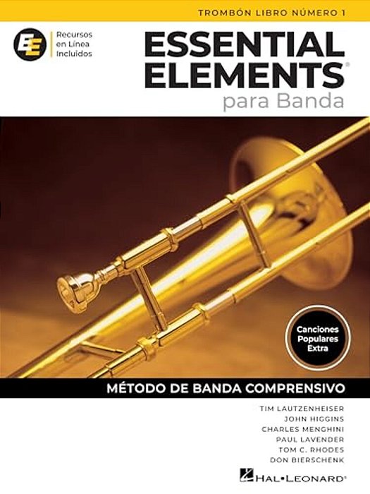 Essential Elements Para Banda - Trombon Libro Numero 1 - Recursos En Linea Incluido-..