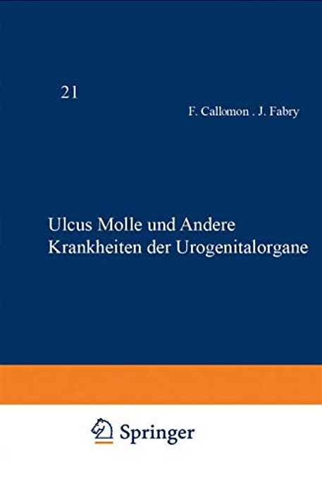 Ulcus Molle Und Andere Krankheiten Der Urogenitalorgane-..