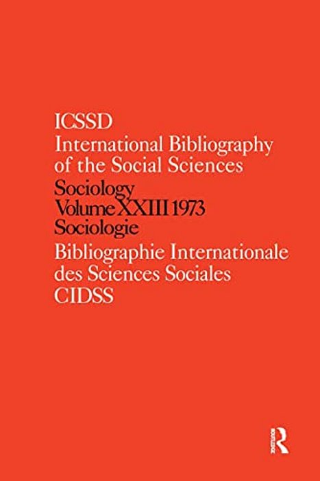 Ibss: Sociology: 1973 Vol 23-..