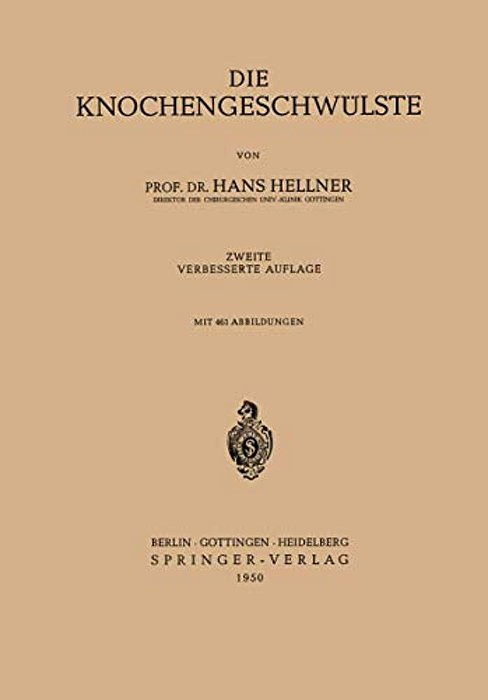 Die Knochengeschwülste-..