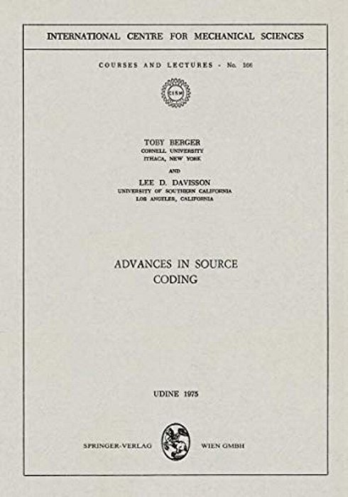 Advances In Source Coding-..